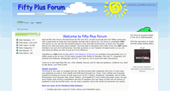 Desktop Screenshot of fiftyplusforum.co.uk
