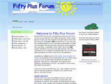 Tablet Screenshot of fiftyplusforum.co.uk